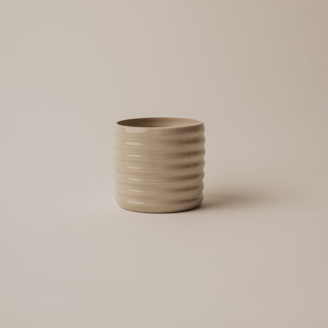 Coffee Cup handmade in pottery studio in Berlin Prenzaluer Berg
