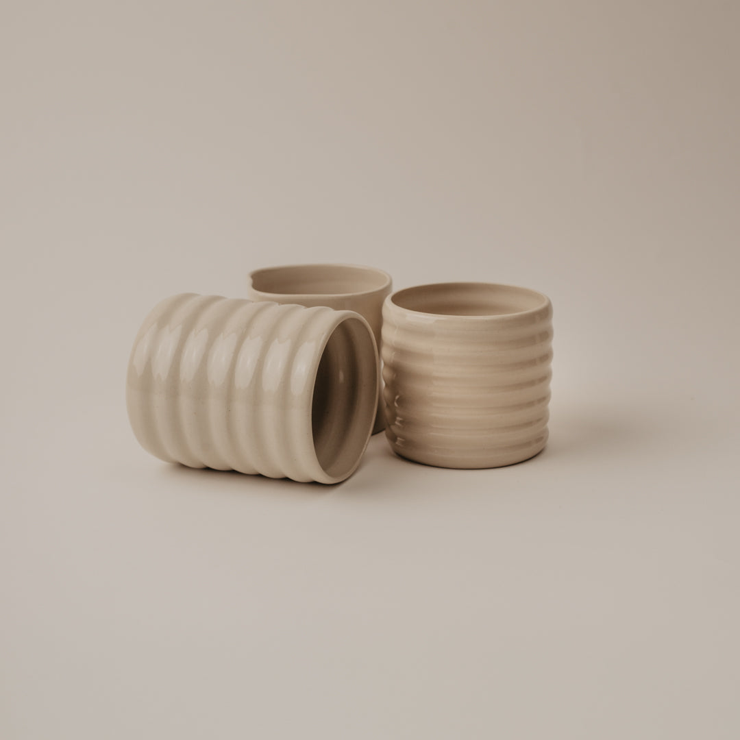 handmade ceramic cups for coffee or tea pottery studio Berlin Prenzaluer Berg clai studio ceramic atelier